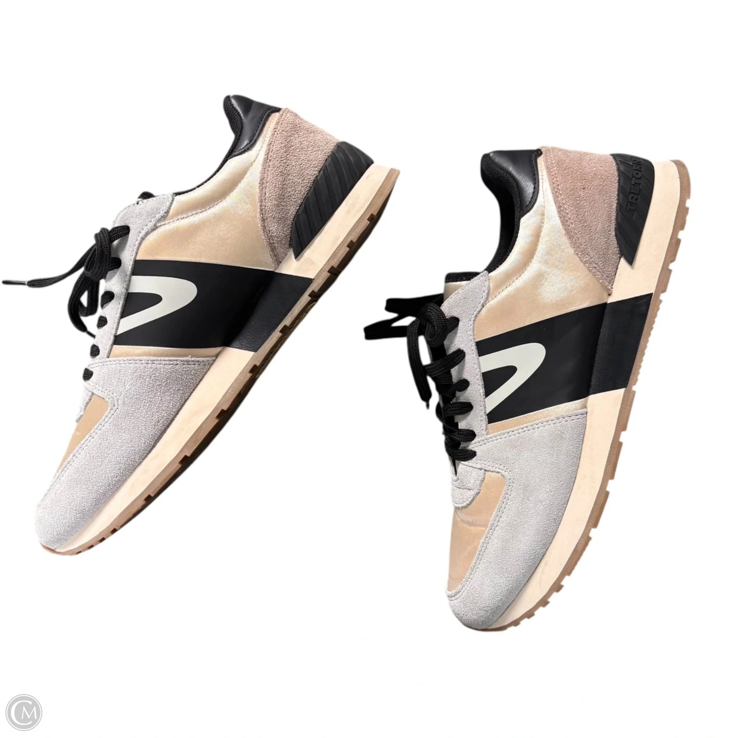 Shoes Sneakers By Tretorn In Cream & Grey, Size: 10