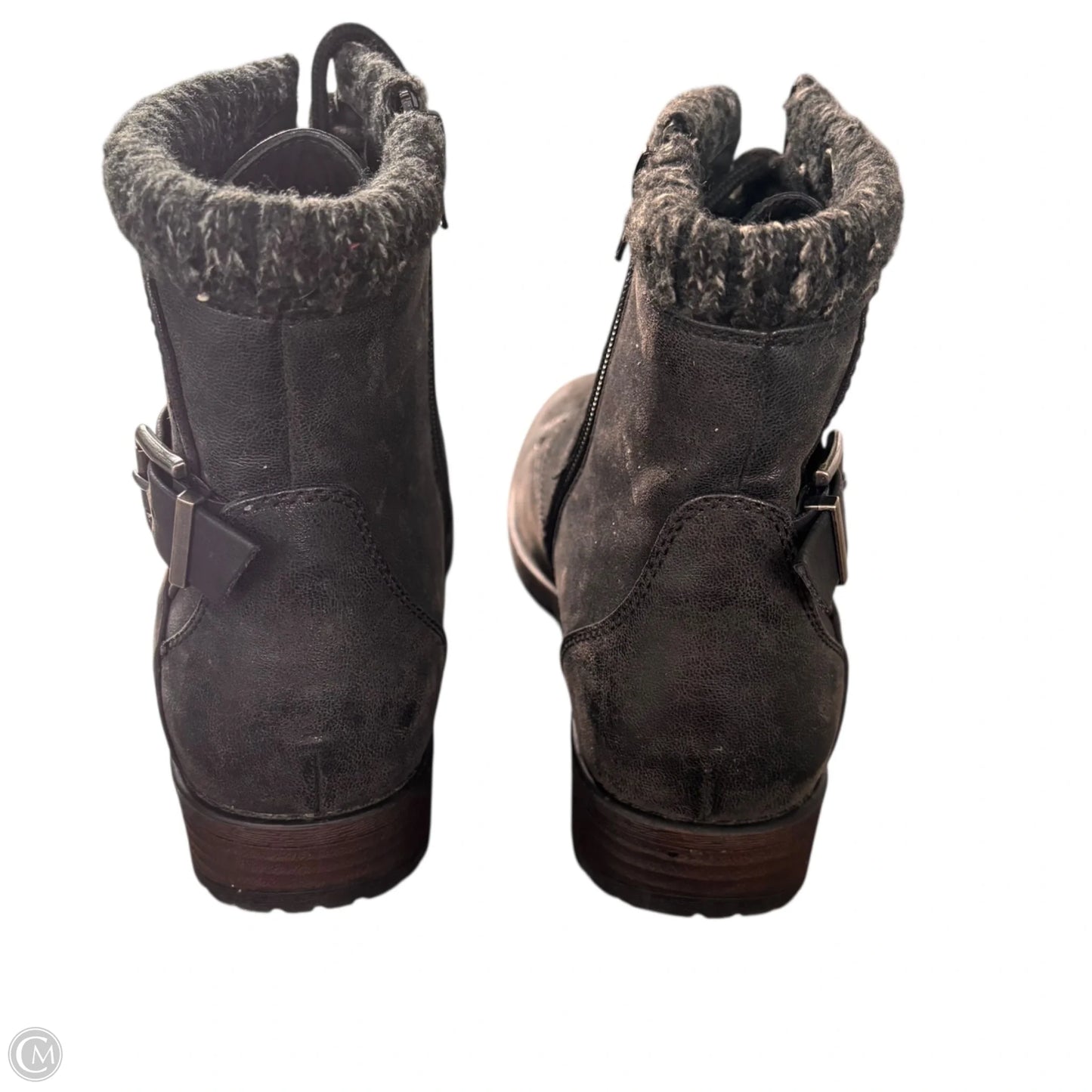 Boots Combat By Crown Vintage In Black, Size: 10