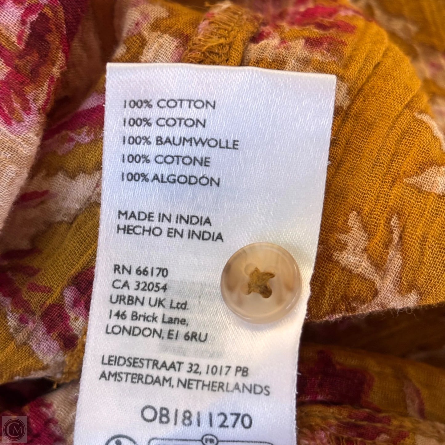 Top Short Sleeve By Pilcro In Floral Print, Size: S/M