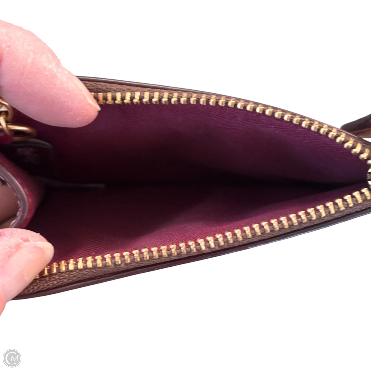 Coin Purse Designer By Coach, Size: Small