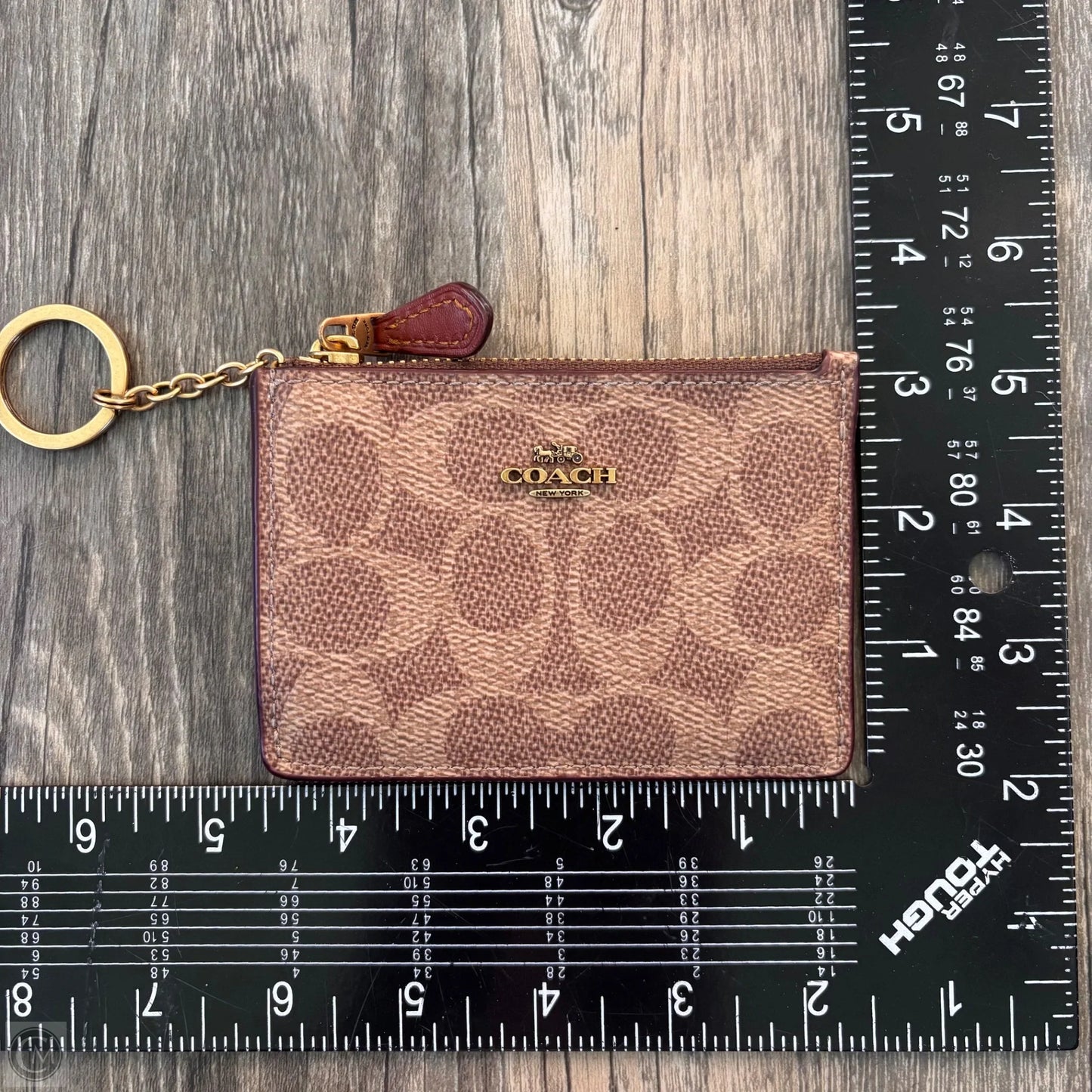 Coin Purse Designer By Coach, Size: Small