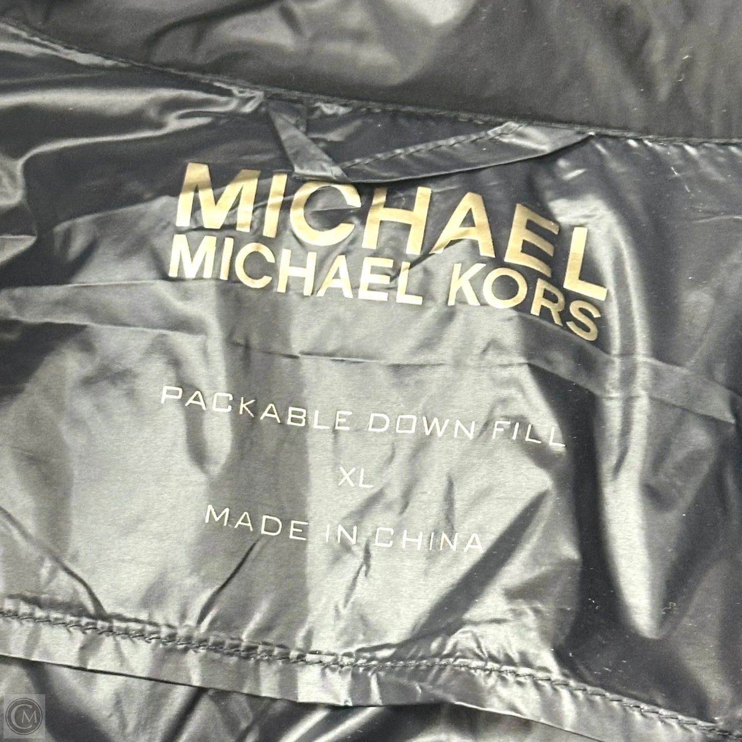 Jacket Puffer & Quilted By Michael By Michael Kors In Black, Size: Xl