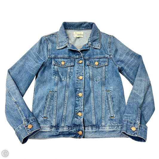 Jacket Denim By Madewell In Blue Denim, Size: M