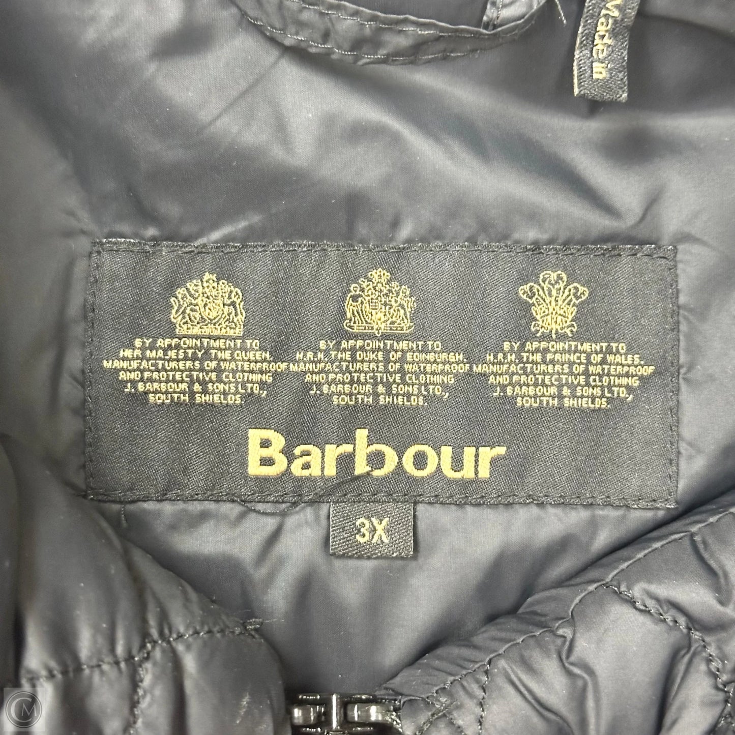 Vest Puffer & Quilted By Barbour In Black, Size: 3x