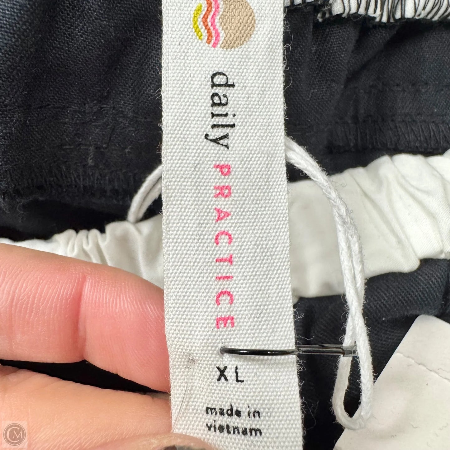 Pants Cargo & Utility By Daily Practice By Anthropologie In Black & White, Size: Xl