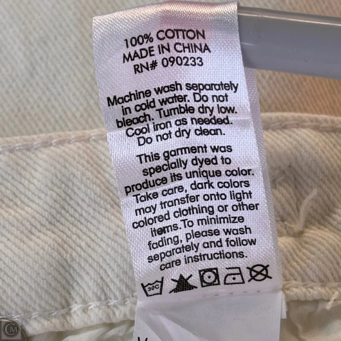 Jeans Boyfriend By Pacsun In White Denim, Size: 2