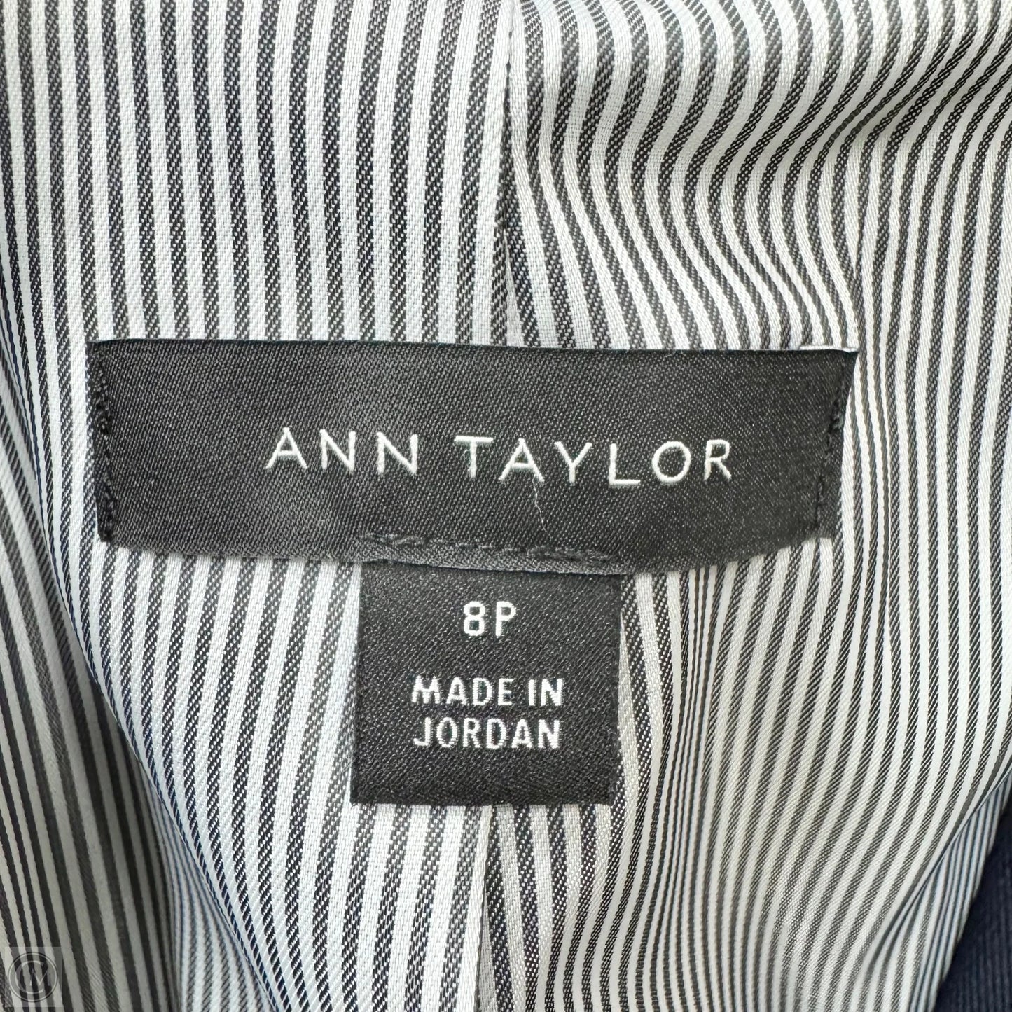 Blazer By Ann Taylor In Navy, Size: Mp