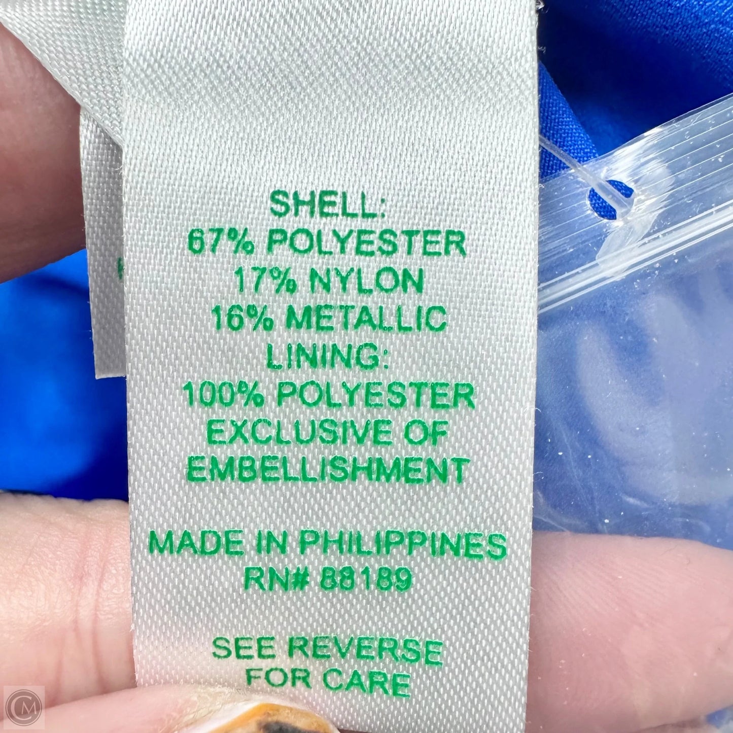 Dress Designer By Lilly Pulitzer In Black & Blue, Size: S