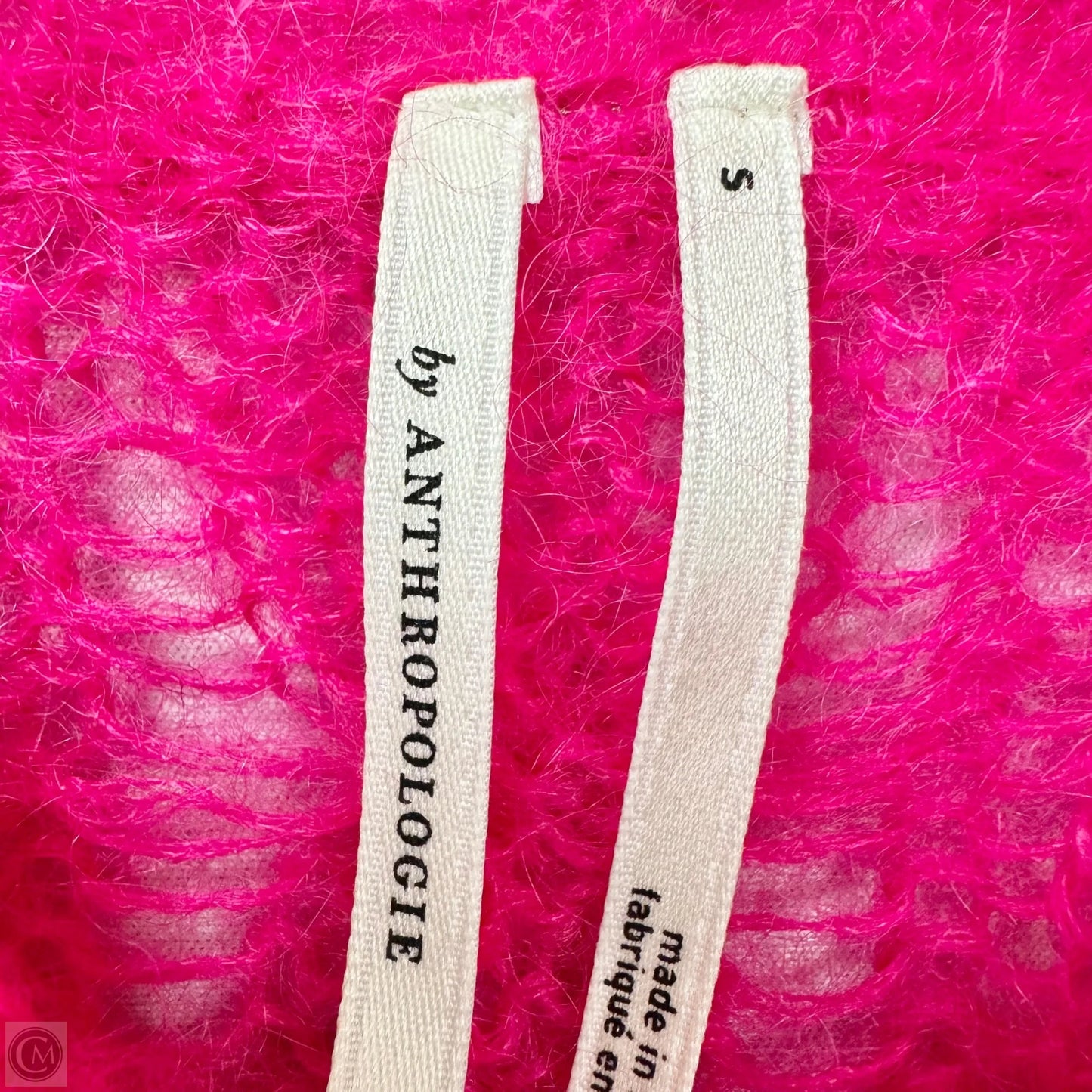 Sweater Short Sleeve By Anthropologie In Pink, Size: S