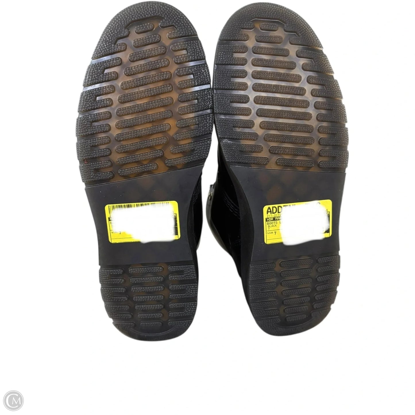 Boots Leather By Dr Martens In Black, Size: 7