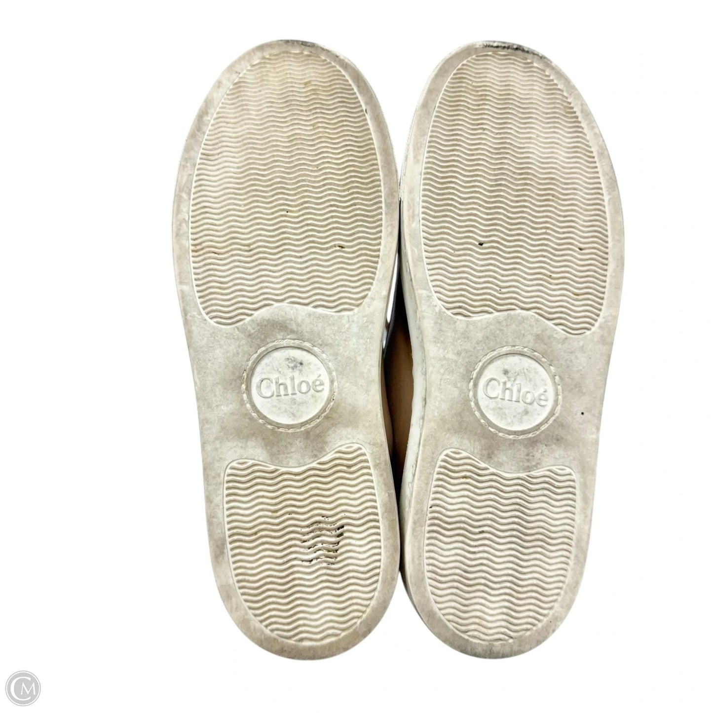 Shoes Luxury Designer By Chloe In Tan, Size: 9.5