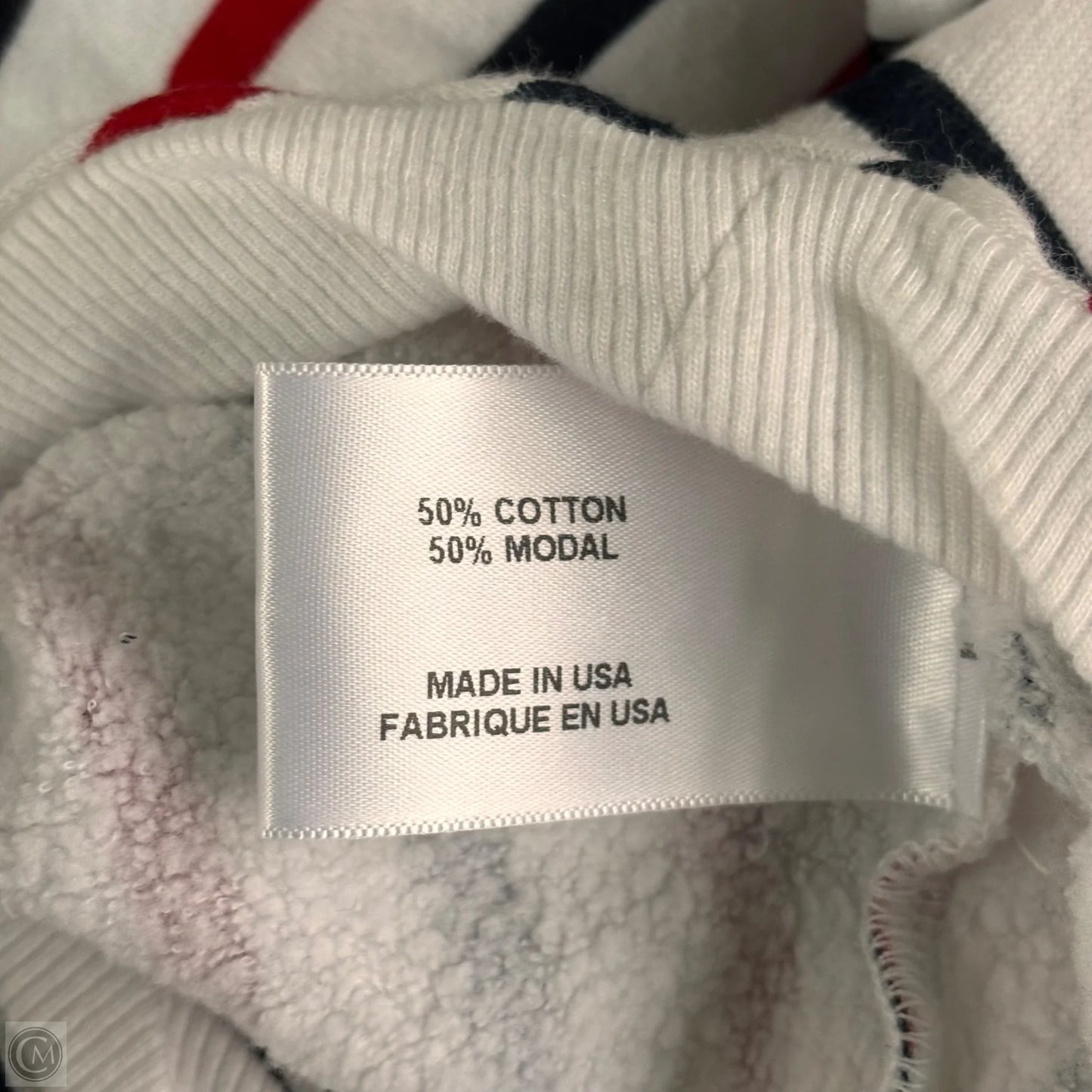 Top Long Sleeve By Pam & Gela In Striped Pattern, Size: S