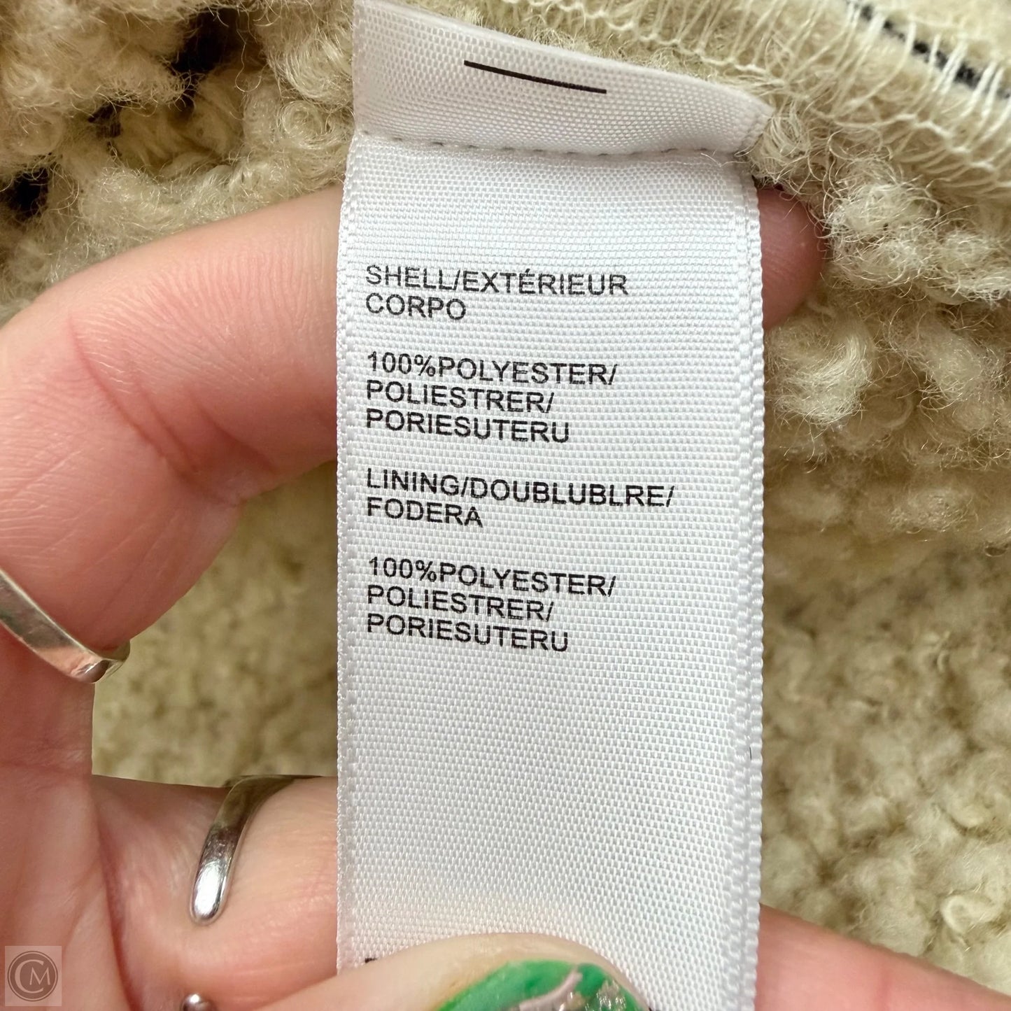 Coat Designer By Rebecca Minkoff In Black & Tan, Size: Xl