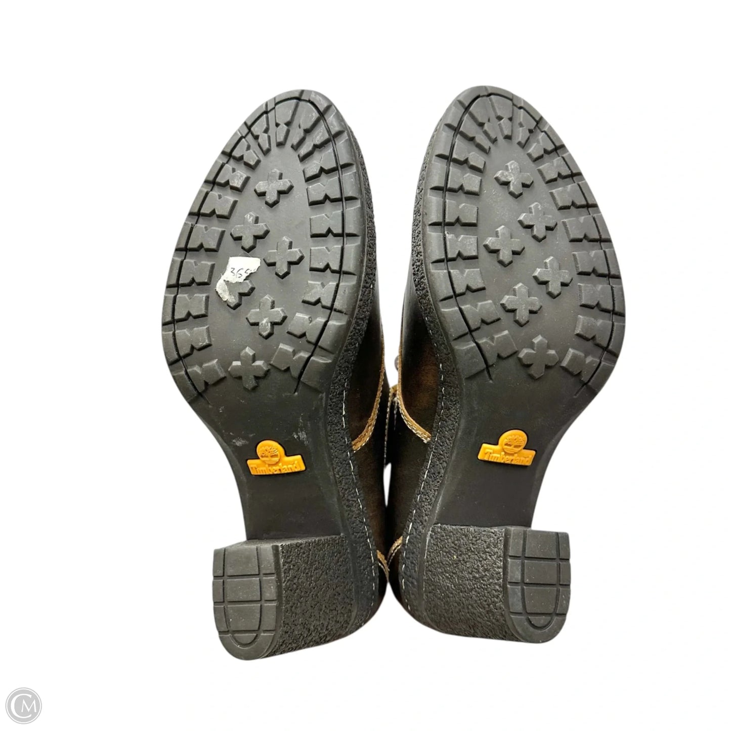 Boots Leather By Timberland In Brown, Size: 7.5