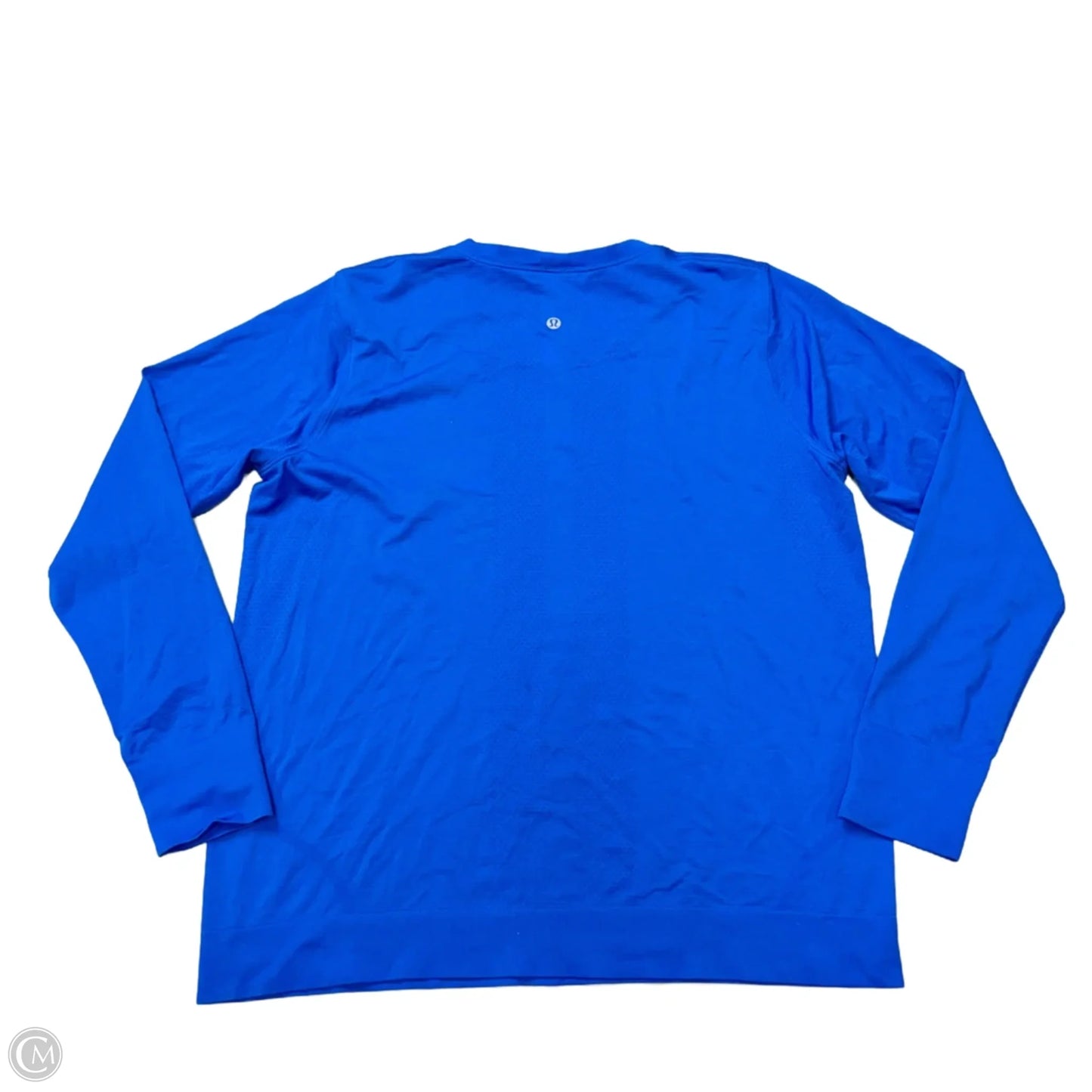 Athletic Top Long Sleeve Crewneck By Lululemon In Blue, Size: L