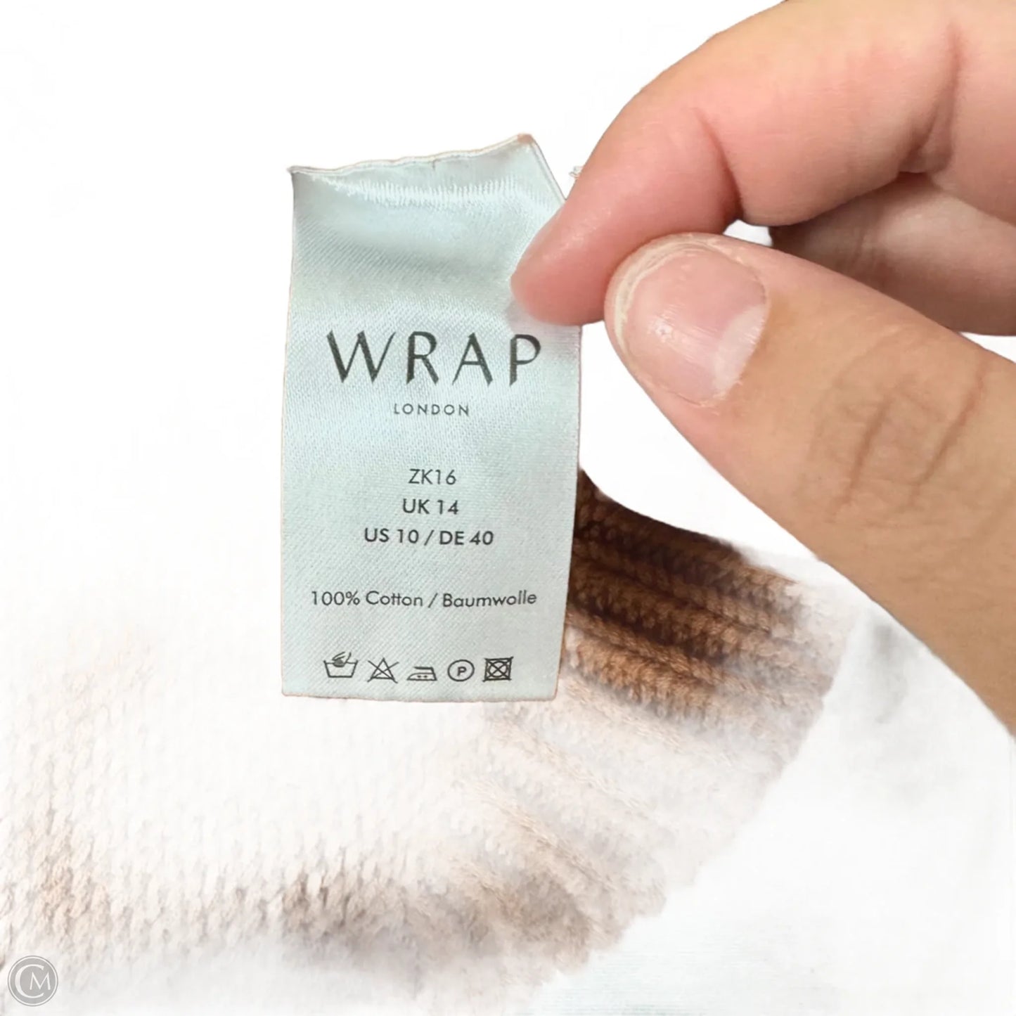 Sweater By Wrap London In Brown, Size: M