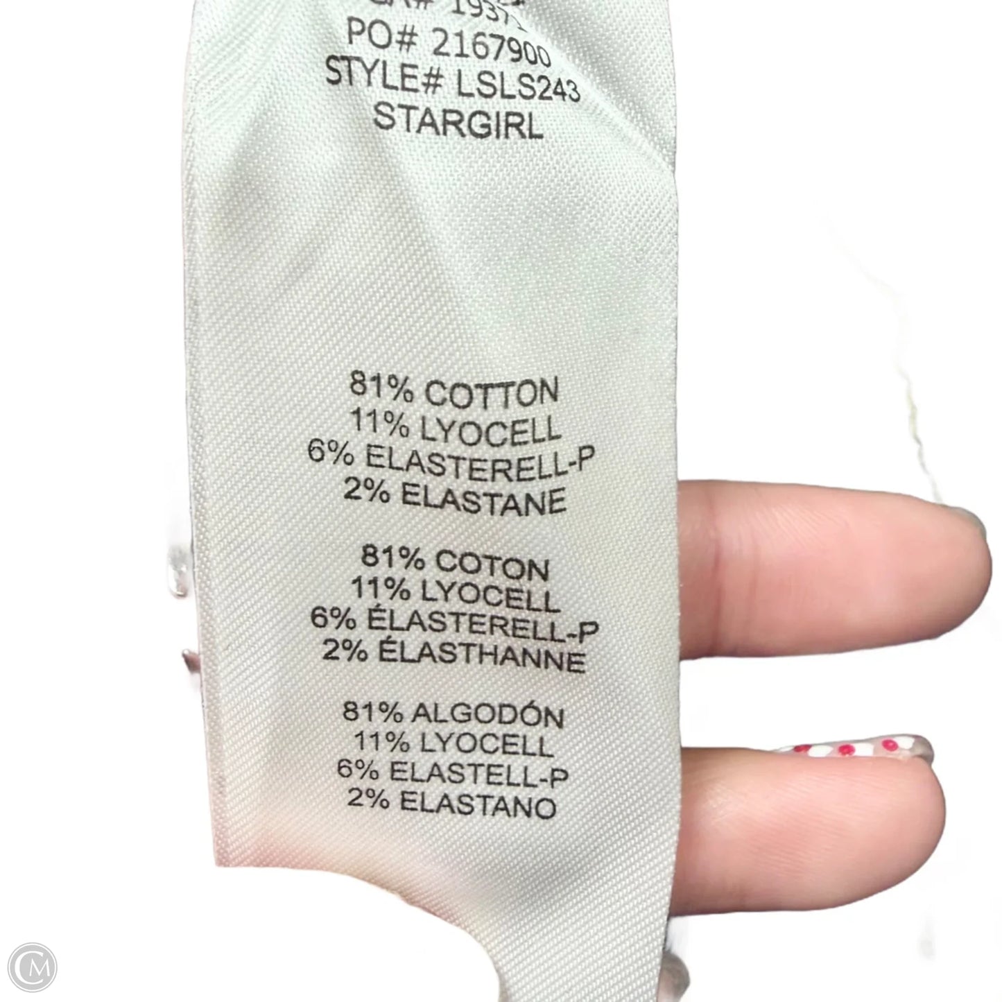 Jeans Straight By Frame In Blue Denim, Size: 6