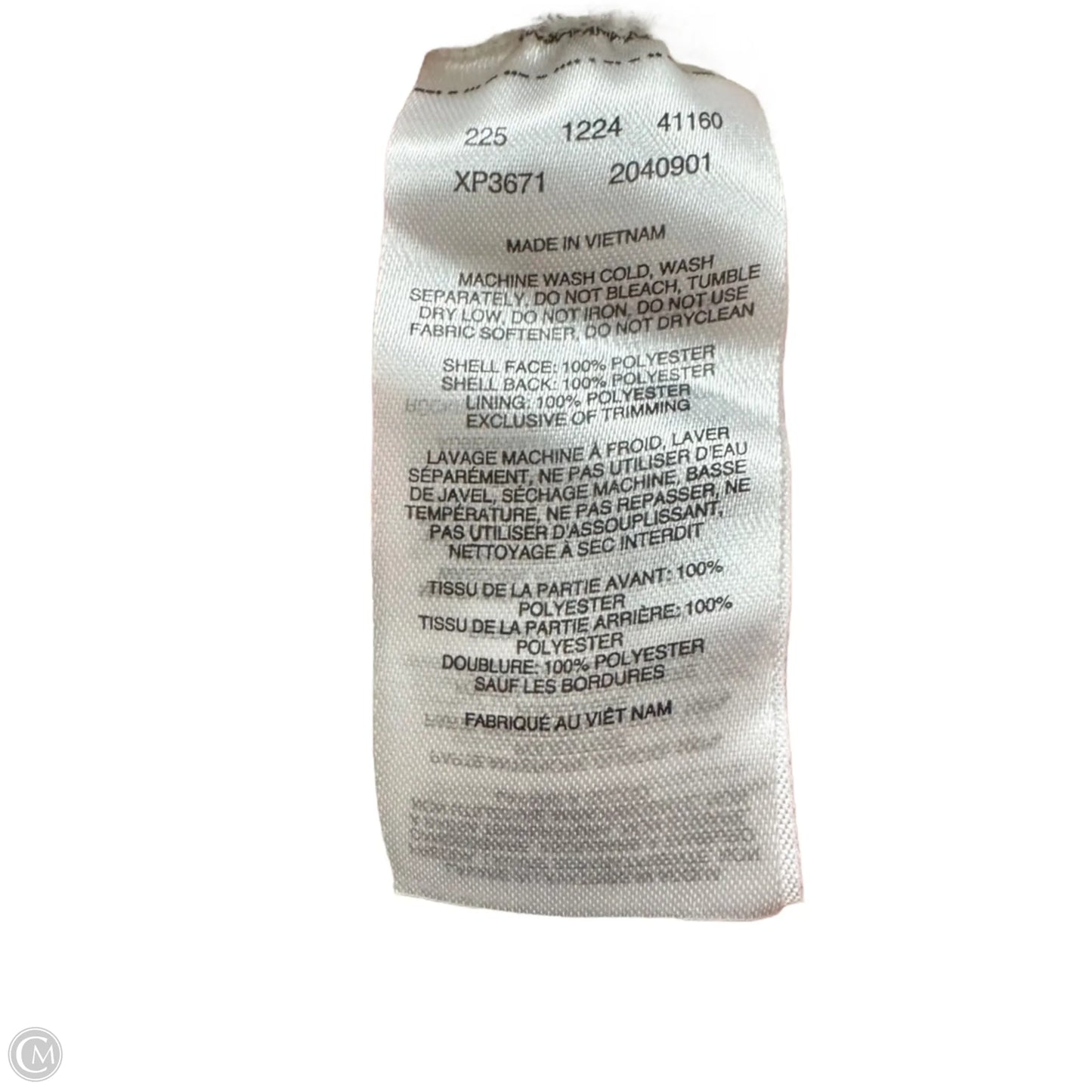 Sweatshirt Collar By Columbia In Cream & Purple, Size: Xs