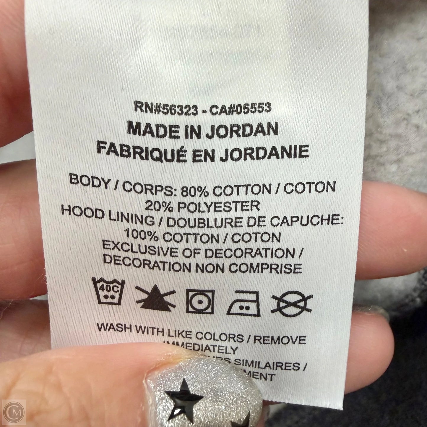 Athletic Sweatshirt Hoodie By Nike Apparel In Grey, Size: L