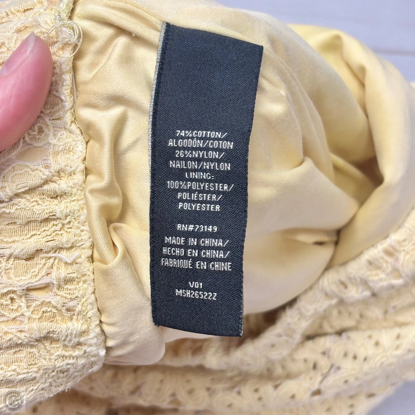 Shorts By One 5 One In Yellow, Size: Xl