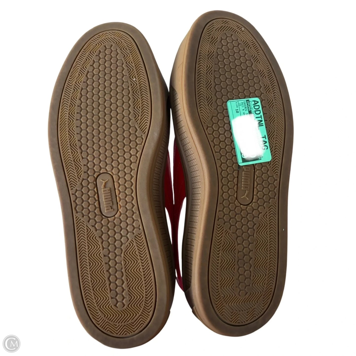 Shoes Sneakers Platform By Puma In Red & White, Size: 10