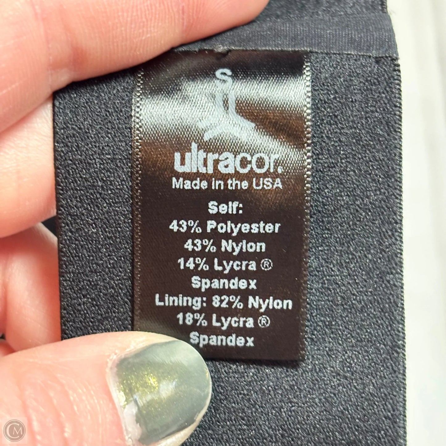 Athletic Bra By Ultracor In Snakeskin Print, Size: S