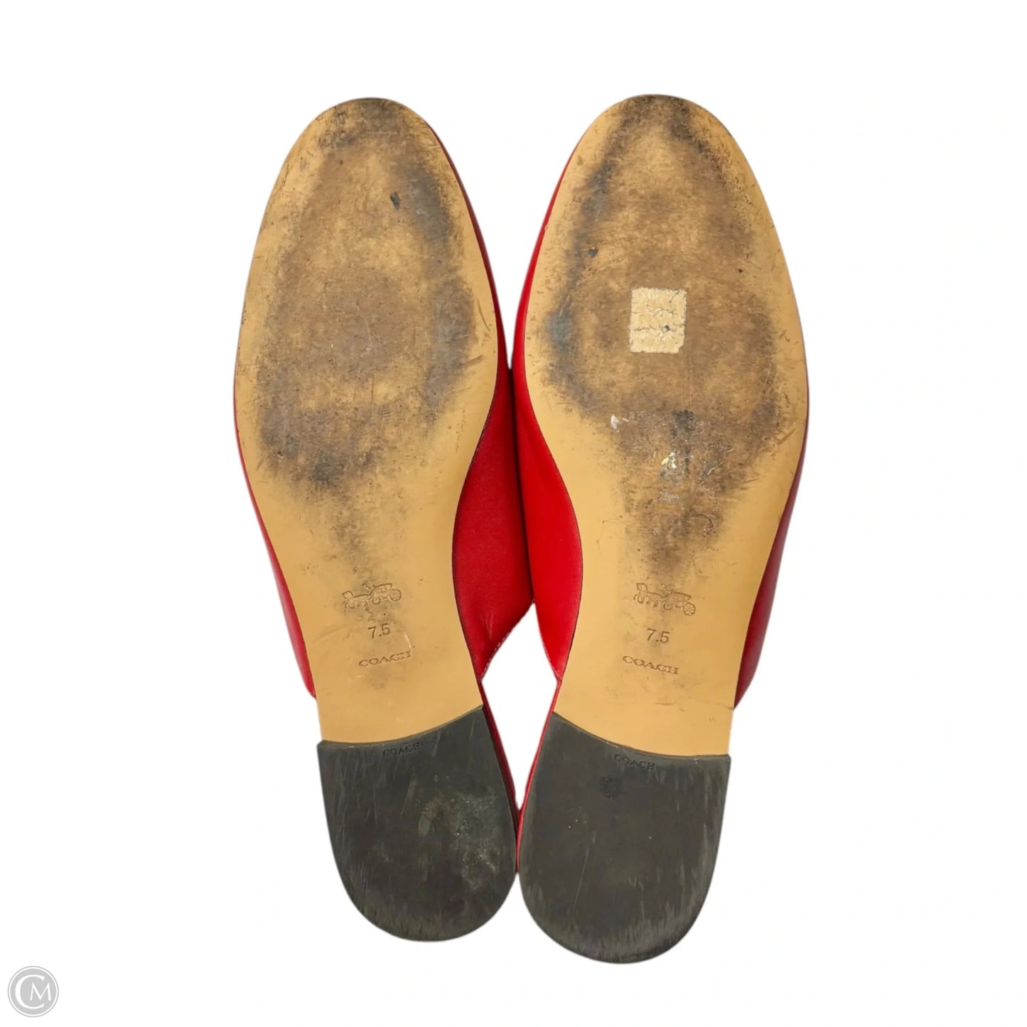 Shoes Designer By Coach In Red, Size: 7.5