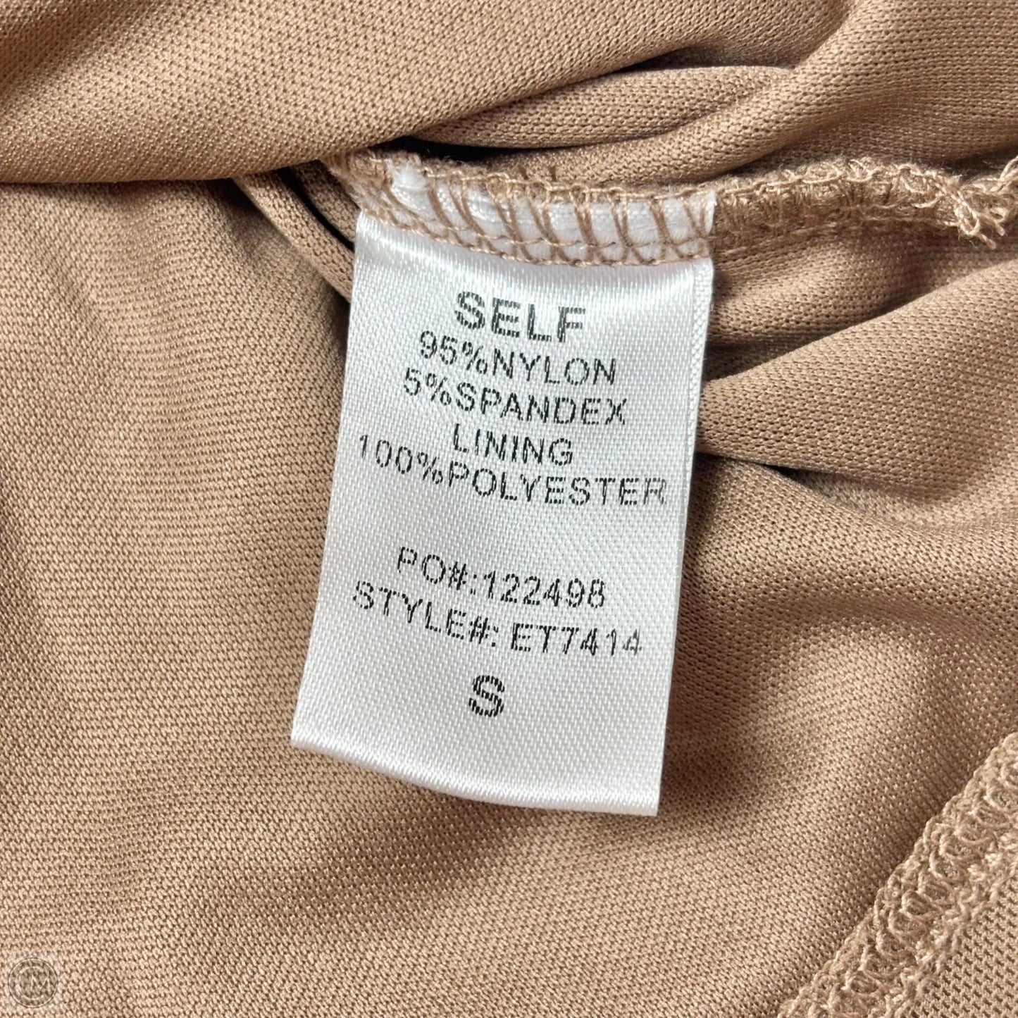 Top Short Sleeve By Express In Brown, Size: S