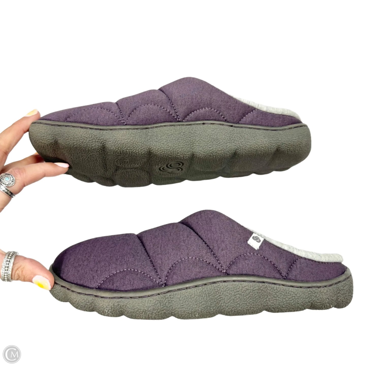 Slippers By Clarks In Purple, Size: 7
