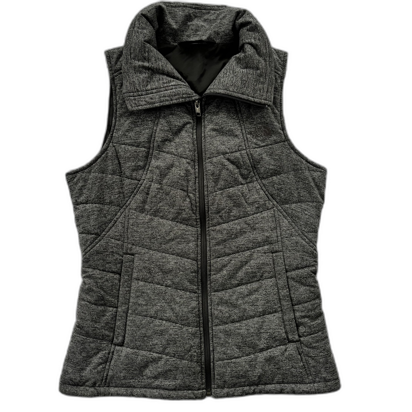 Vest Puffer & Quilted By The North Face In Grey, Size: M