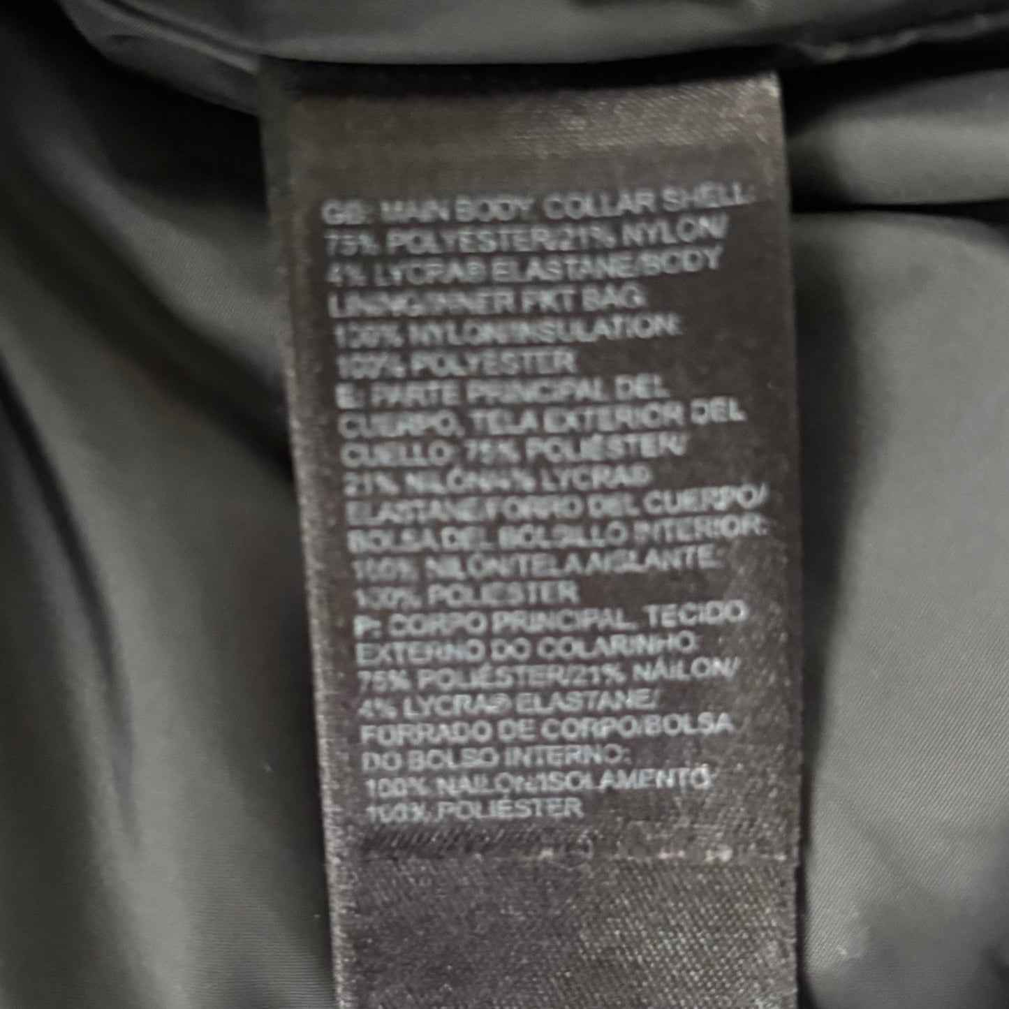 Vest Puffer & Quilted By The North Face In Grey, Size: M
