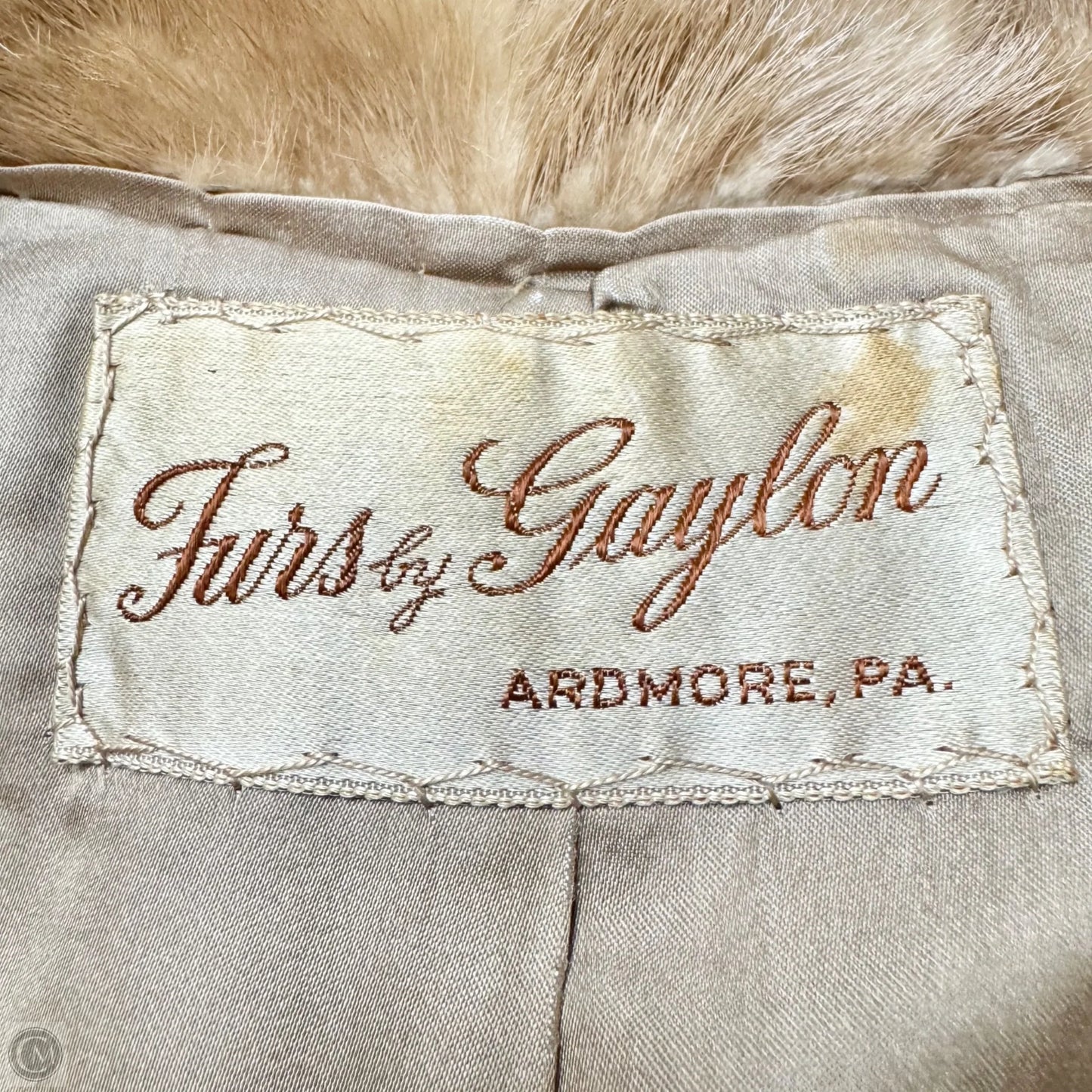 Coat Other By Furs by Gaylor In Tan, Size: M/L
