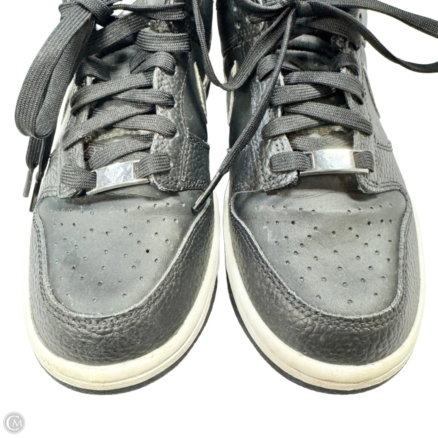 Shoes Sneakers By Nike In Black & Silver, Size: 8.5