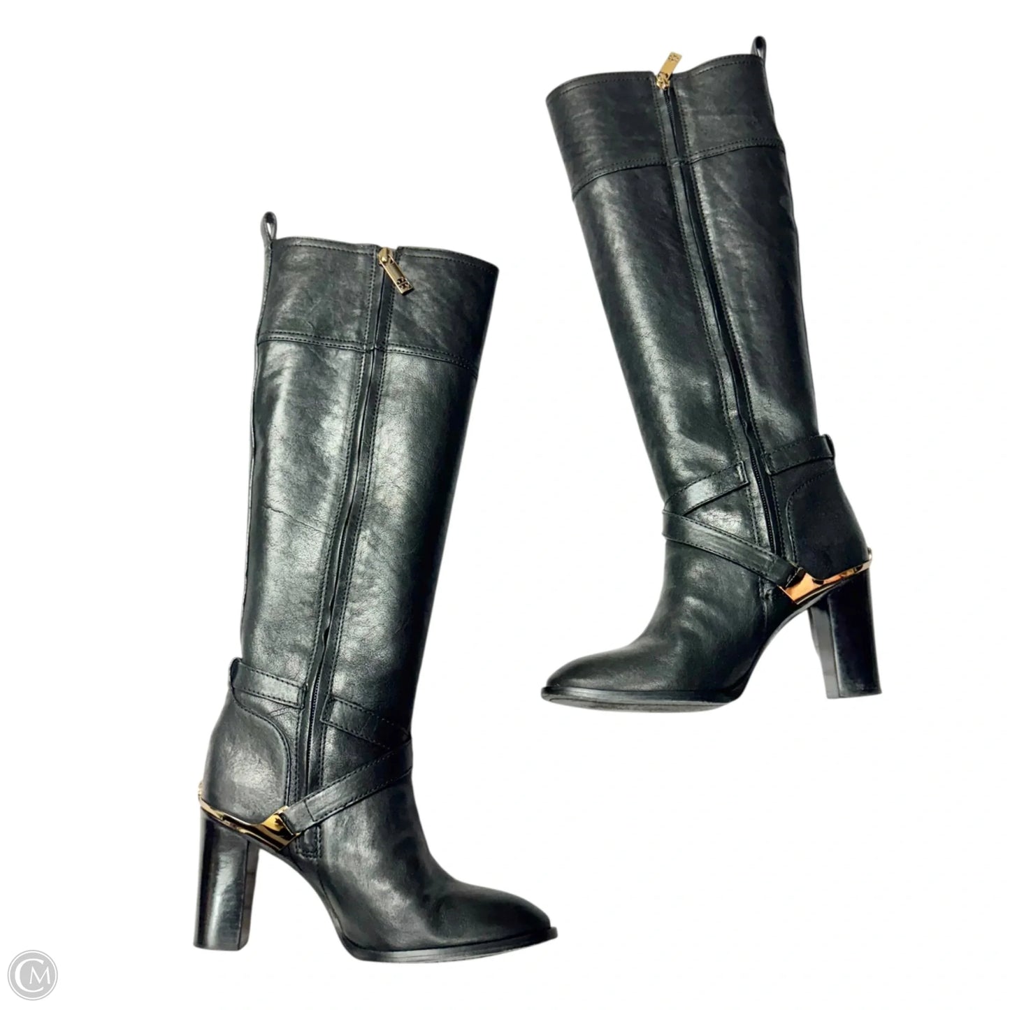 Boots Designer By Tory Burch In Black, Size: 6.5