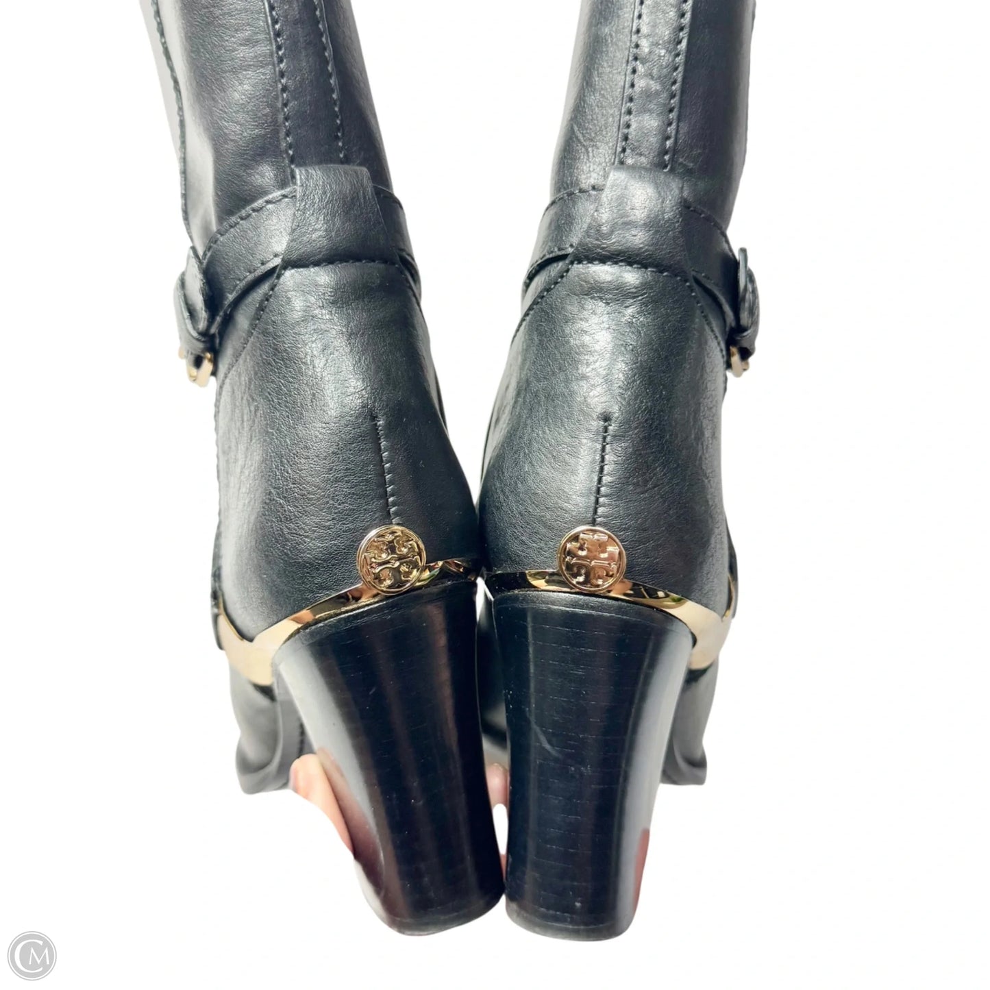Boots Designer By Tory Burch In Black, Size: 6.5