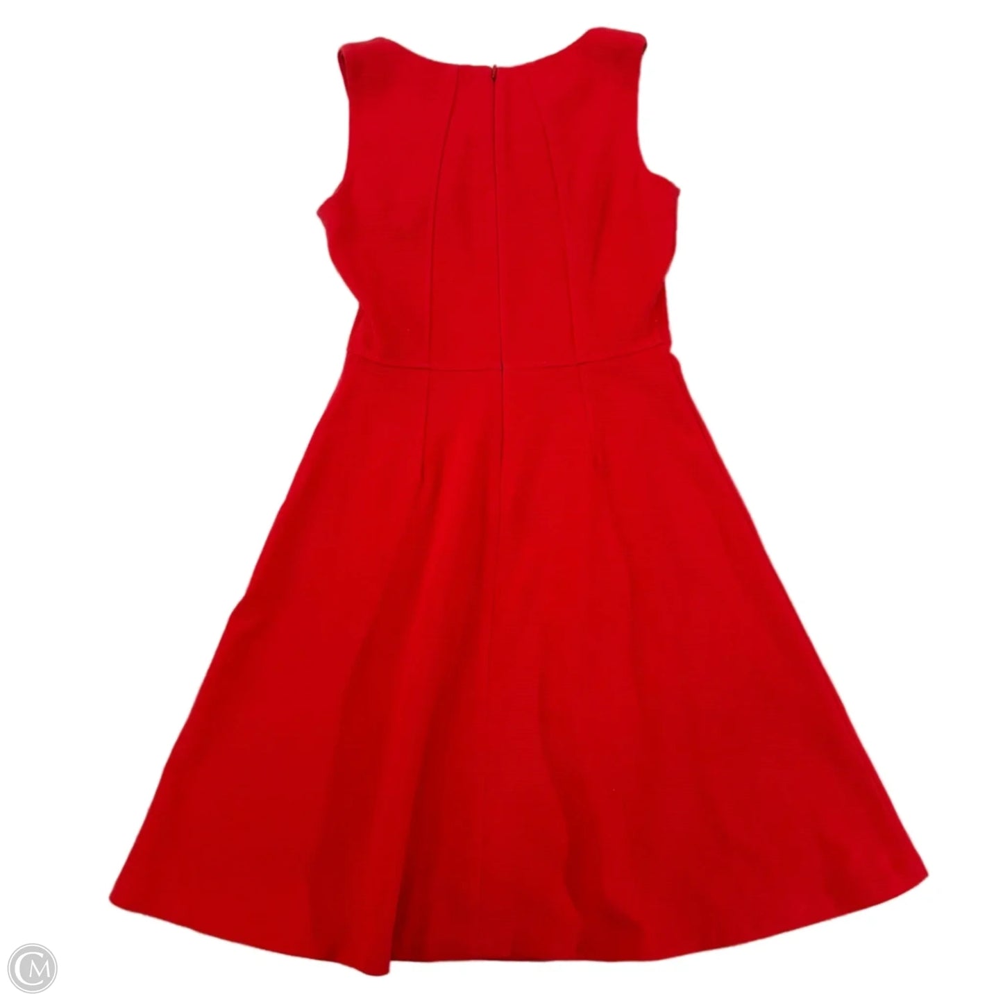 Dress Casual Midi By Talbots In Red, Size: Xs