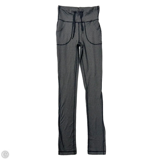 Athletic Leggings By Lululemon In Black & White, Size: S