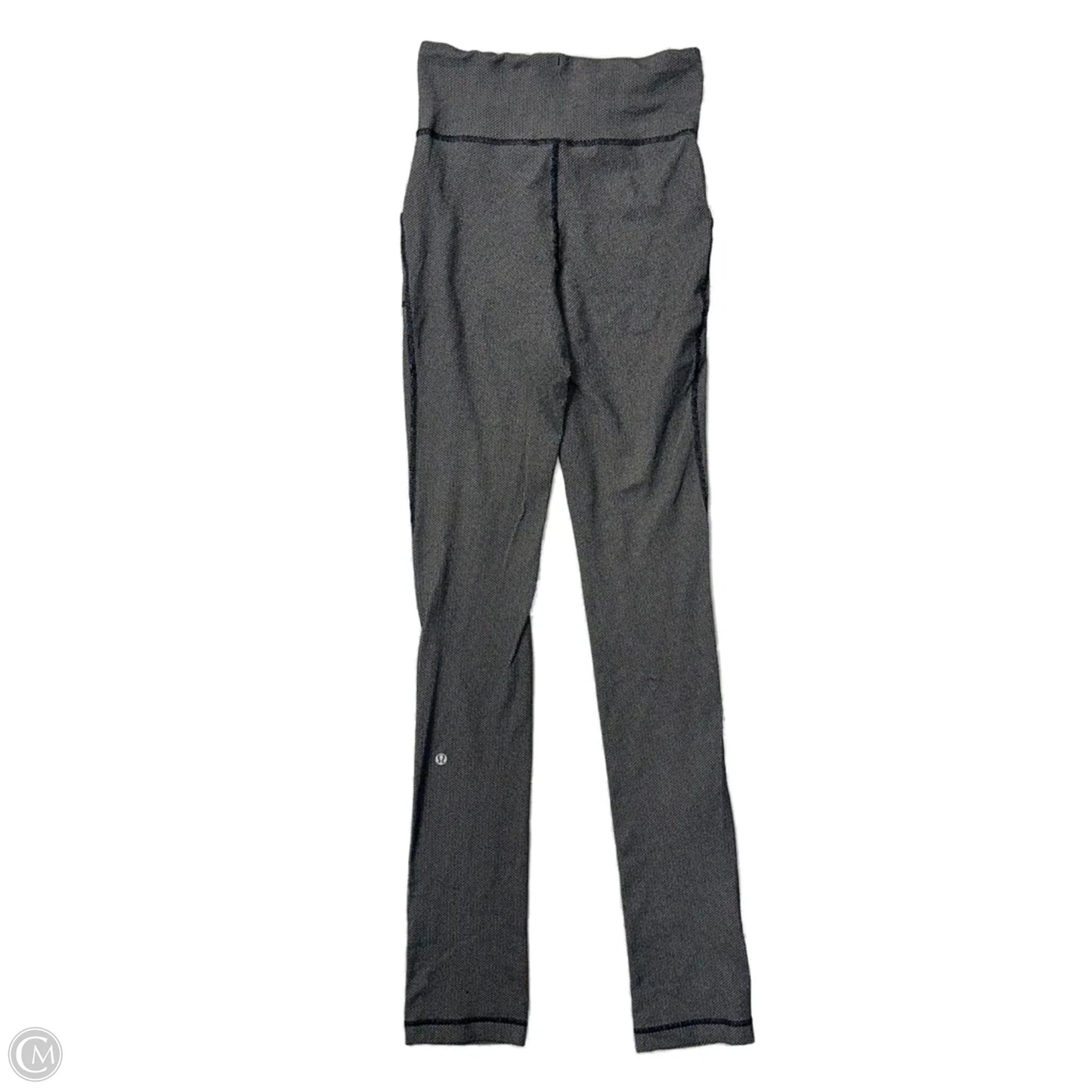 Athletic Leggings By Lululemon In Black & White, Size: S