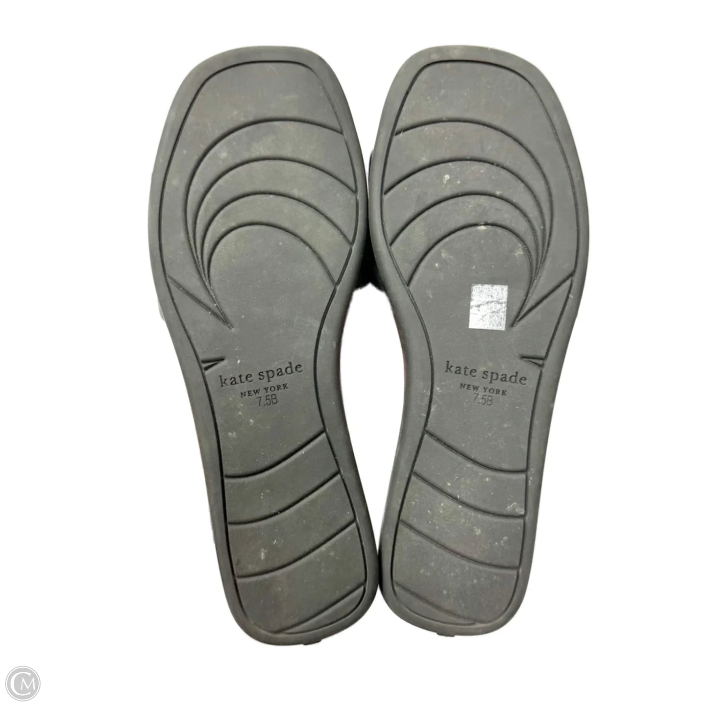 Sandals Designer By Kate Spade In Black, Size: 7.5