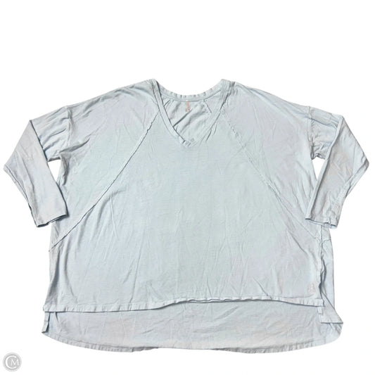Top Long Sleeve By Free People In Blue, Size: S
