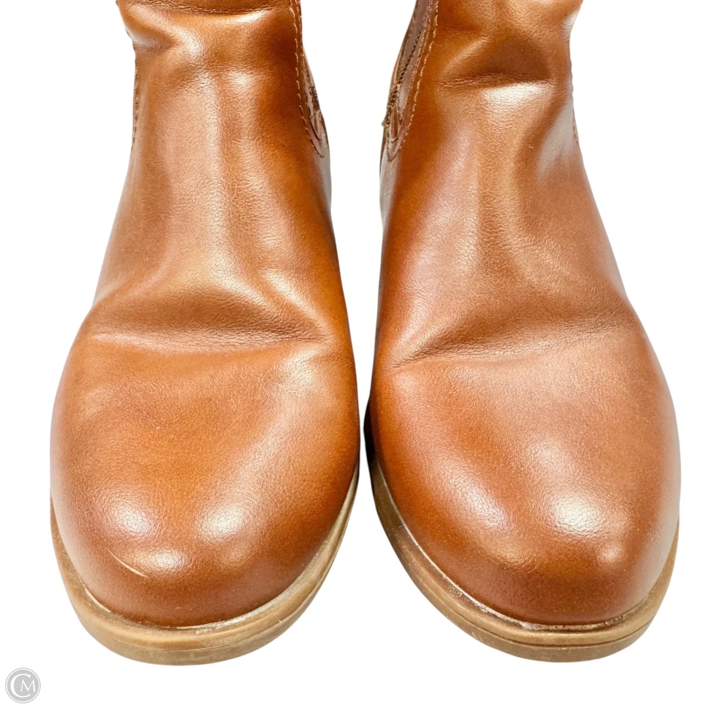 Boots Ankle Heels By Naturalizer In Brown, Size: 9