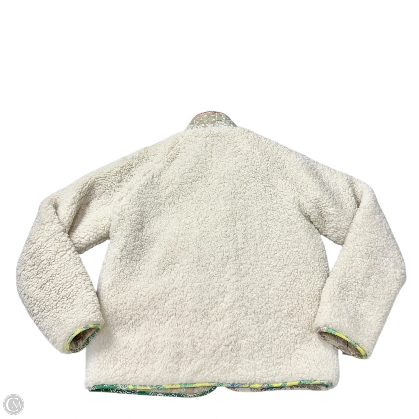 Jacket Puffer & Quilted By Mable In Cream, Size: S
