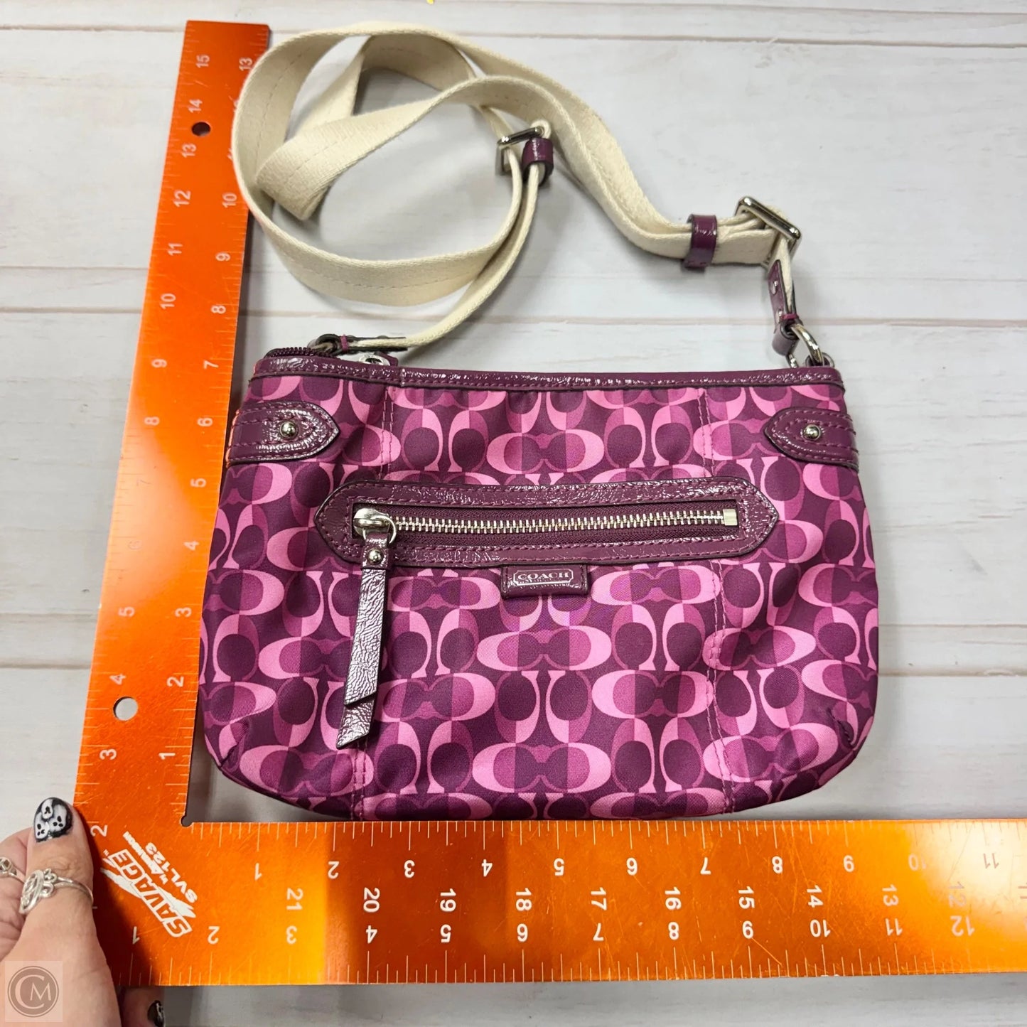 Crossbody Designer By Coach, Size: Small