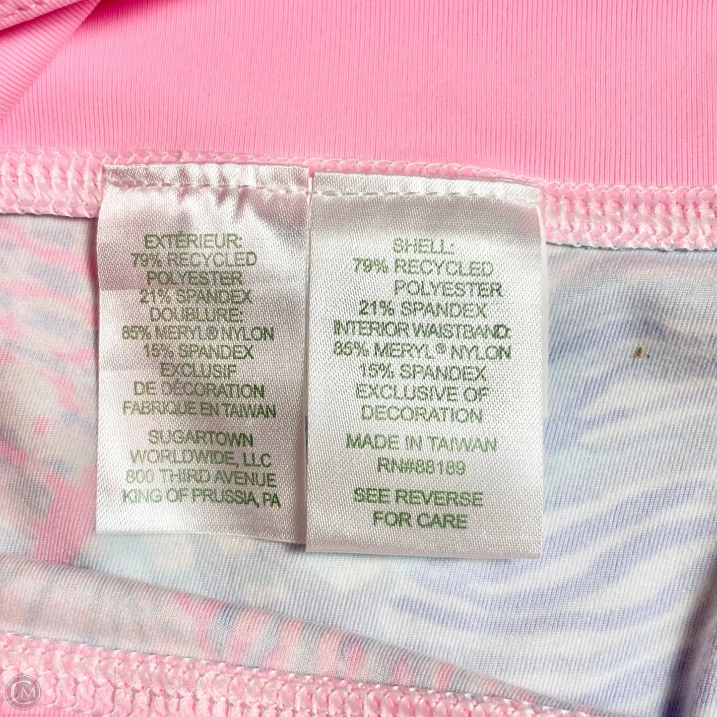 Pants Designer By Lilly Pulitzer In Pink & White, Size: L