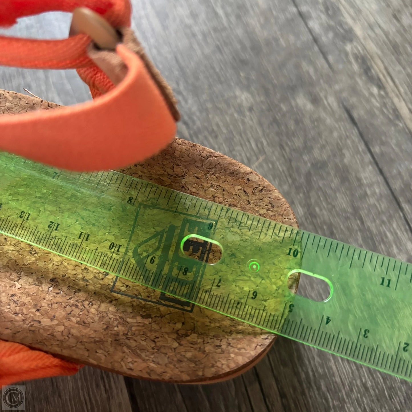 Sandals Heels Wedge By Reef In Orange, Size: 8.5