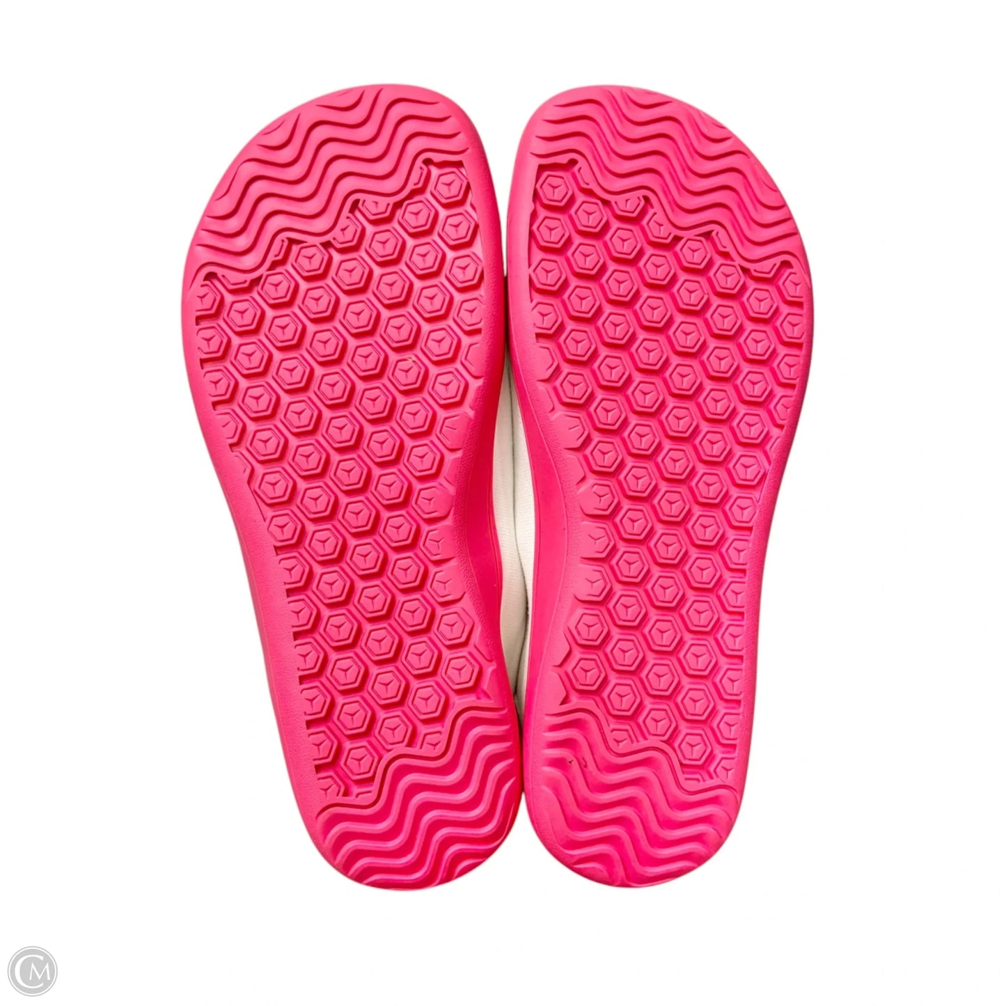 Shoes Sneakers By Hobibear In Pink & White, Size: 9.5