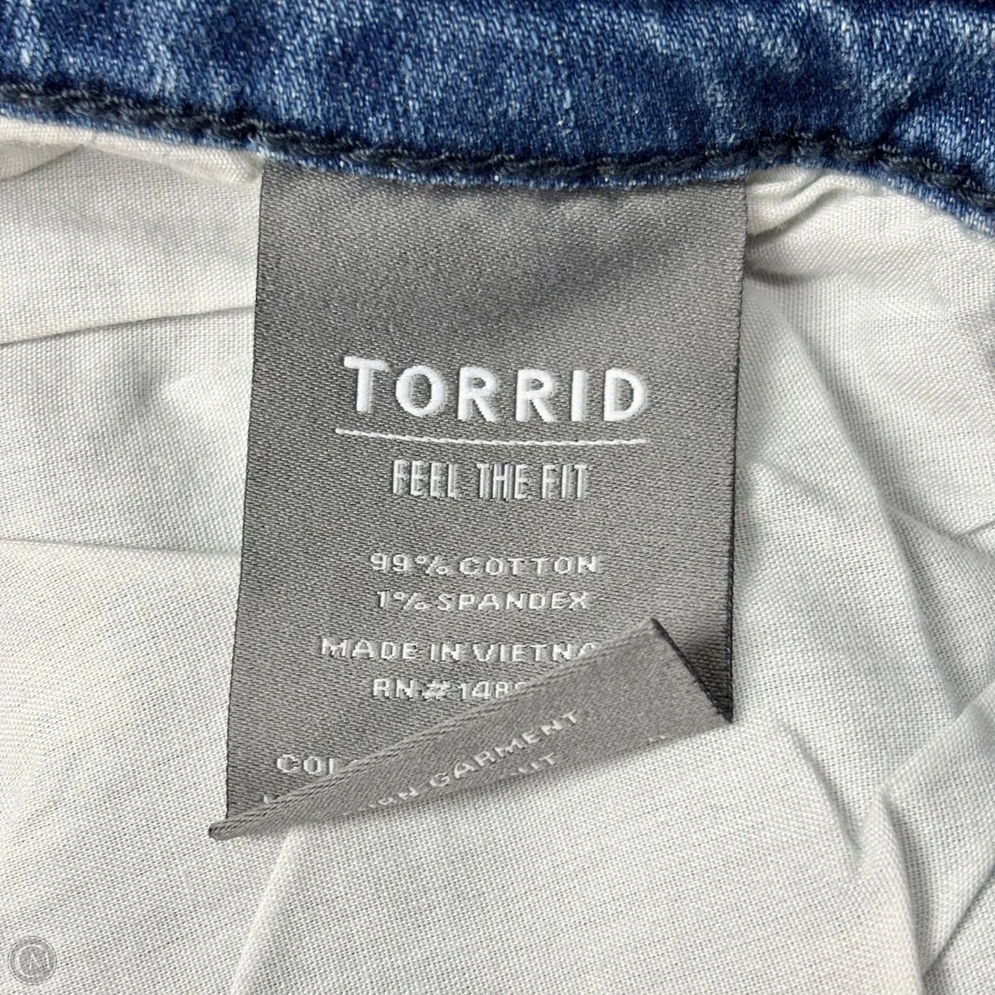 Shorts By Torrid In Blue Denim, Size: 22