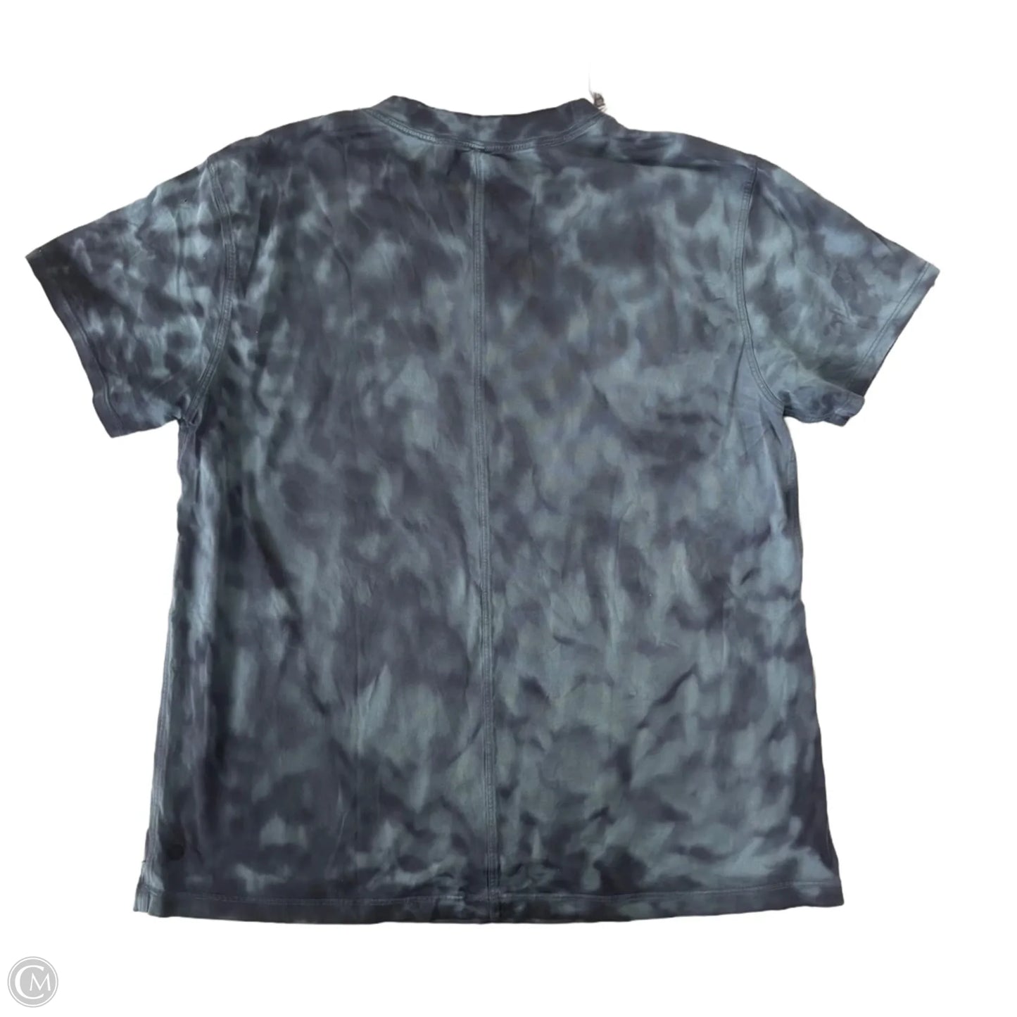 Athletic Top Short Sleeve By Lululemon In Blue, Size: L