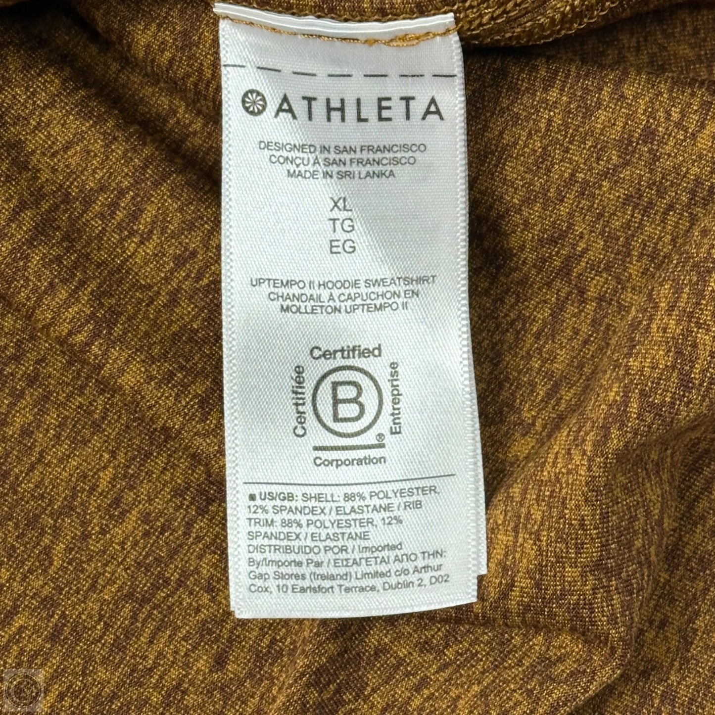 Athletic Sweatshirt Hoodie By Athleta In Brown, Size: Xl