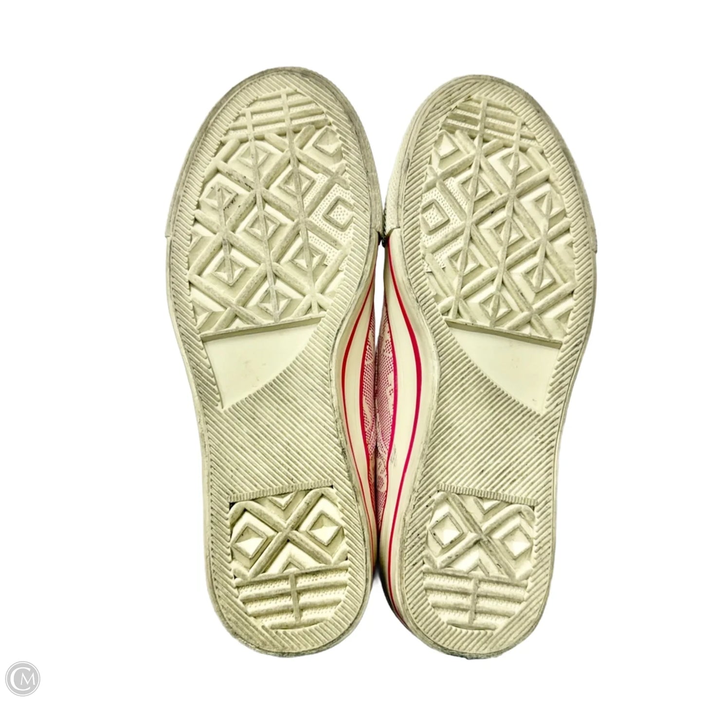 Shoes Designer By Dooney And Bourke In Red & White, Size: 7